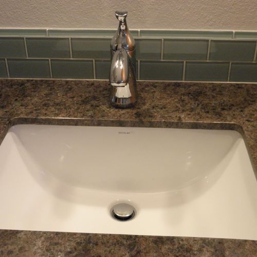 New faucet install