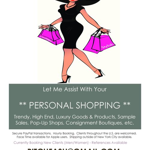 Personal Shopping Business Promotion Flyer