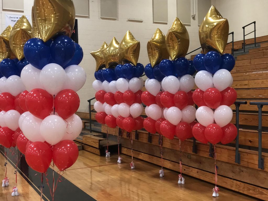 Helium column Balloon bouquets 