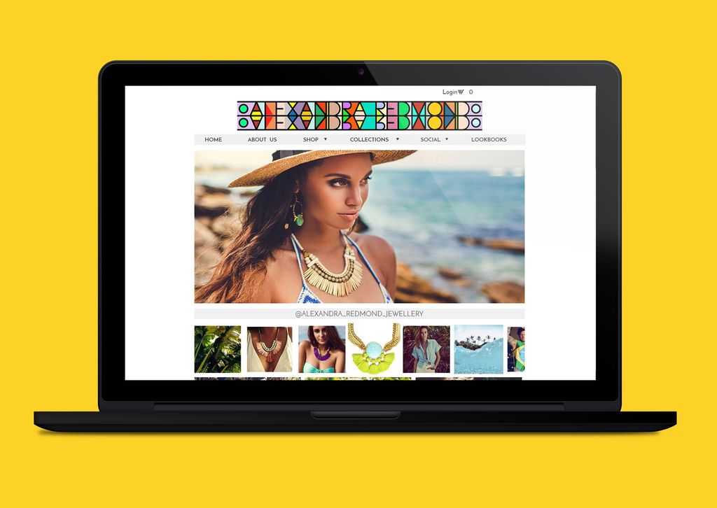 Alexandra Redmond Jewellery
(Home page)
Shopify e-