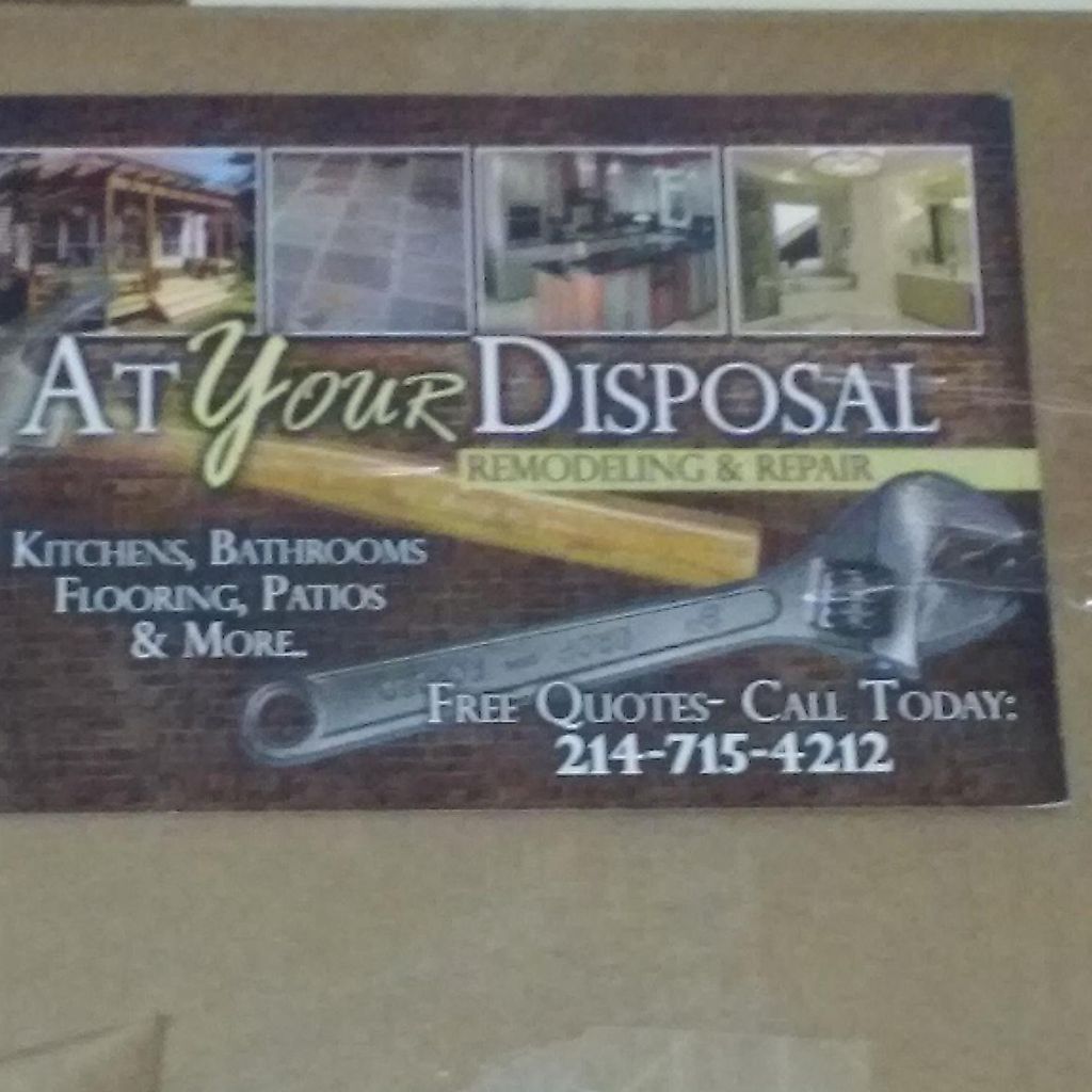 At Your Disposal Construction and Remodeling