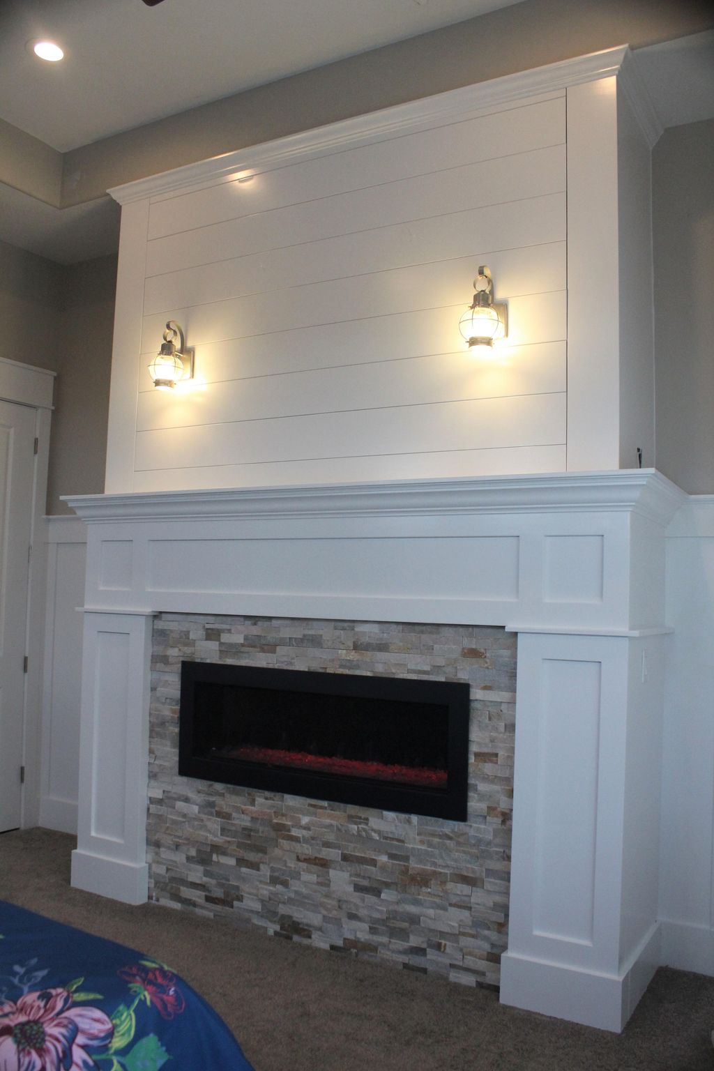 Custom Fireplace painting.