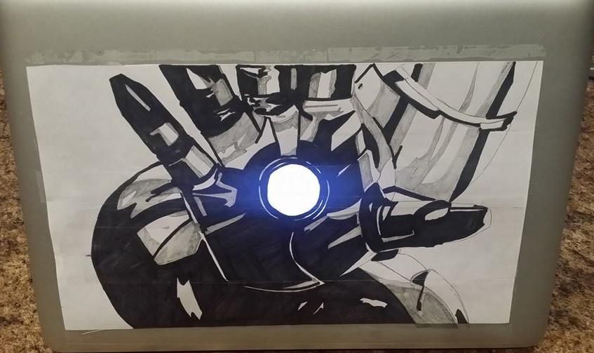 Iron Man Active 
(illustration on front of my Mac)