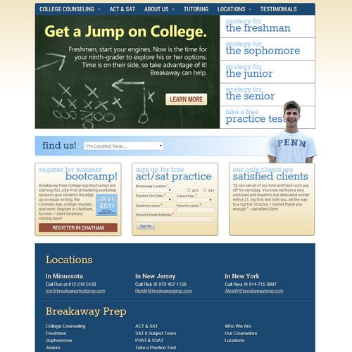 BreakawayPrep.com, a college assessment preparator