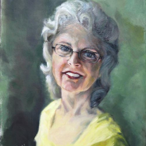 Portrait painting in oil on canvas16x20"