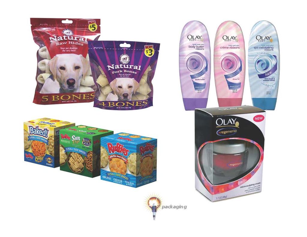 Various package design projects for various client