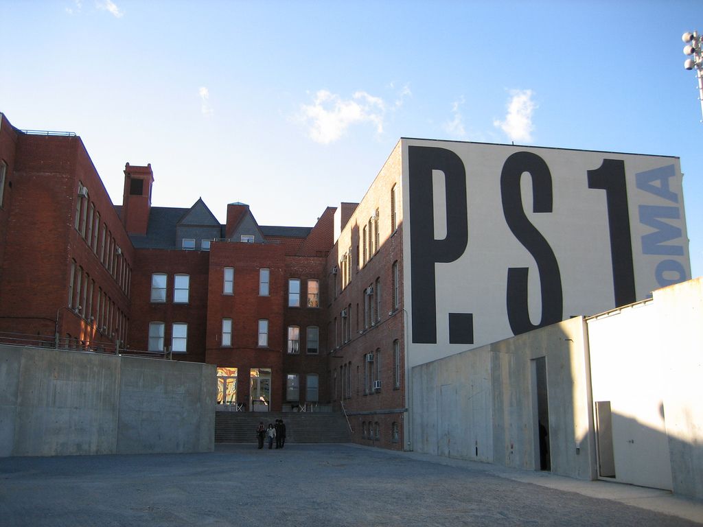 Interior courtyard of MoMA PS1