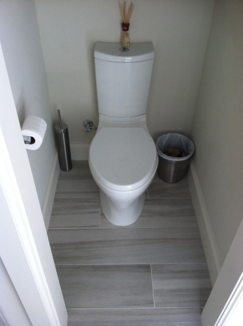 New dual flush toilet