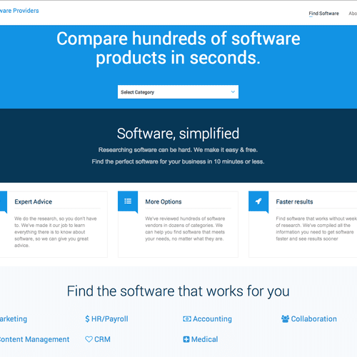 Software Providers is a marketplace that helps bus