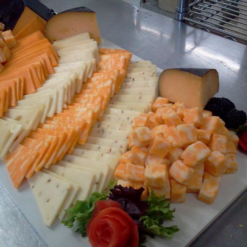 Cheese Display w/ Tomato Rose (Wedding)