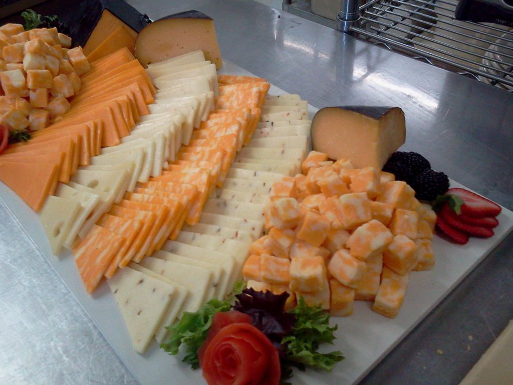 Cheese Display w/ Tomato Rose (Wedding)