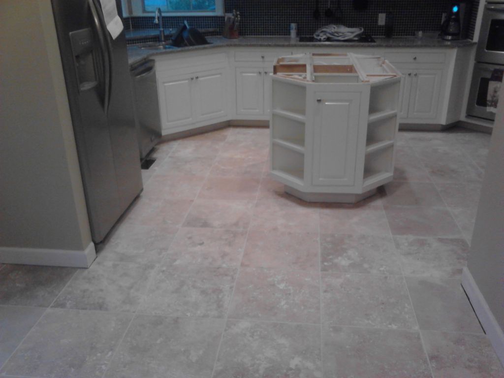 18 inch Natural Traveltine Tile.
