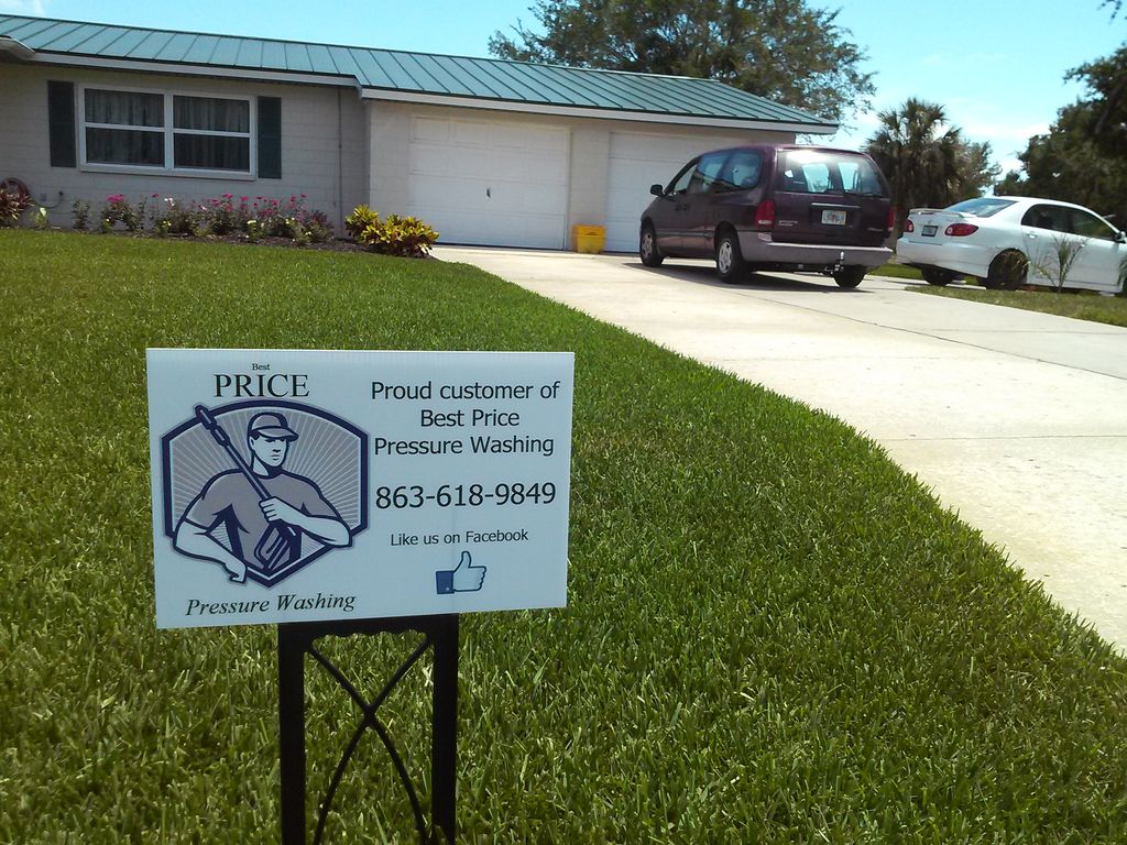 The first driveway we did.  (MINE)