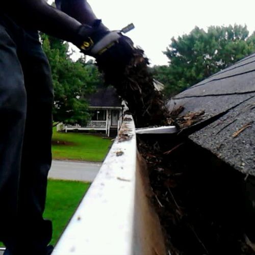 Gutter cleaning keeps your home secure from backed