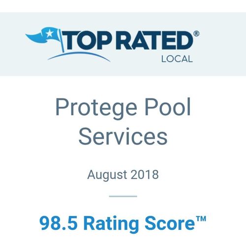 Top rated pool service is Protege Pools