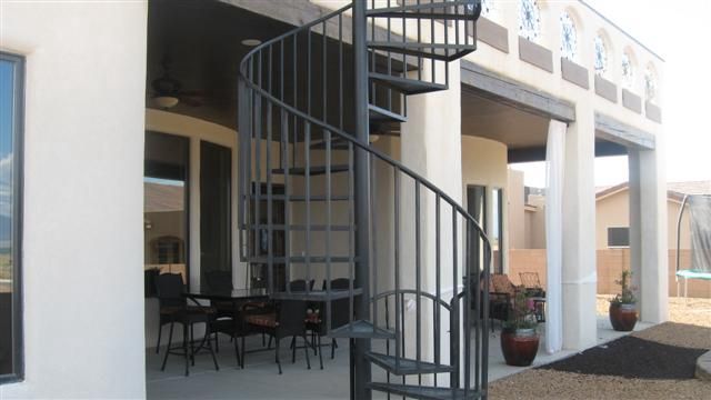 Back pourch of custom home built