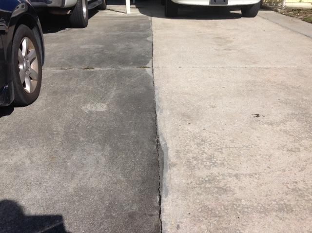 The difference is not hard to see in this before a