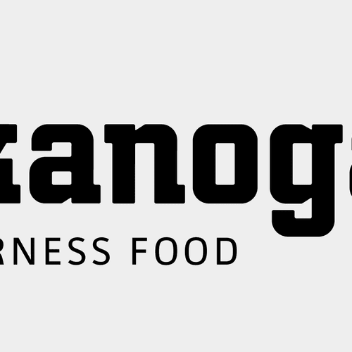 Logo design for Okanogan Wilderness Food, a backpa