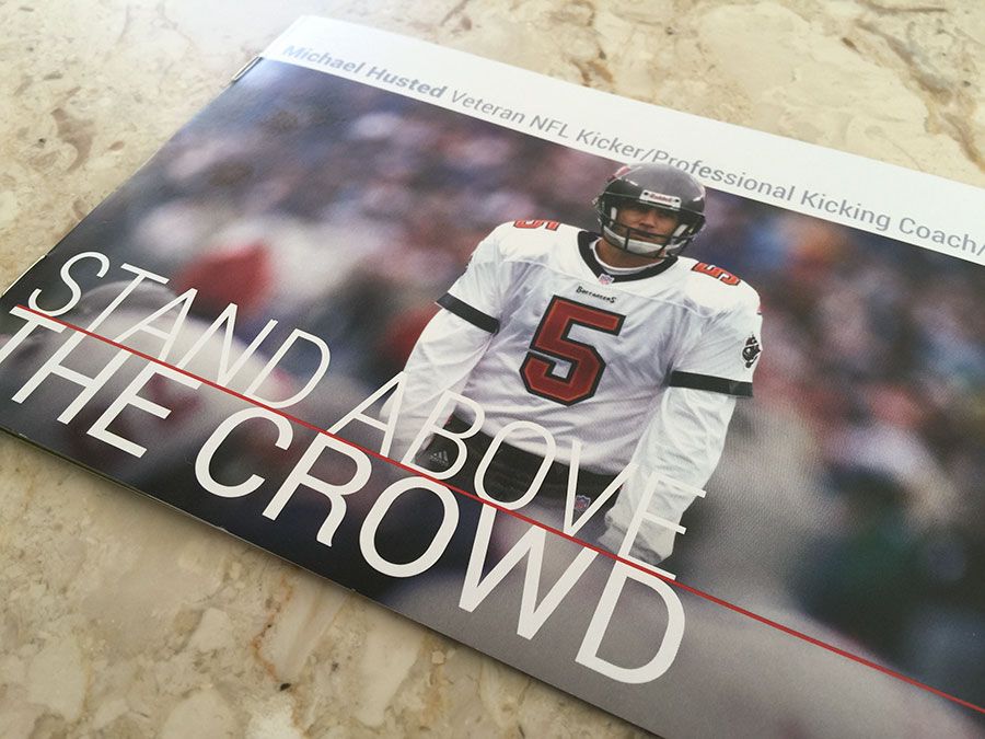 Michael Husted, veteran NFL kicker, Stand Above th