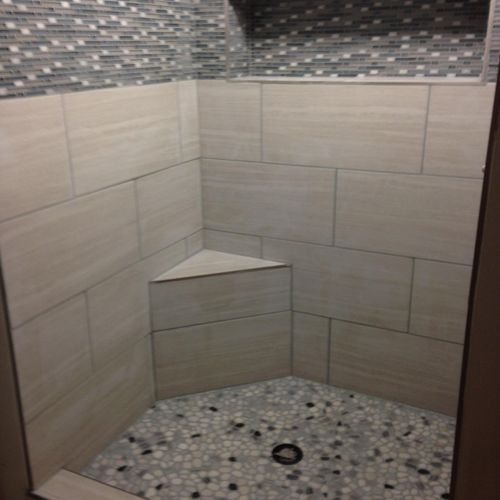 Walk in shower - All tile