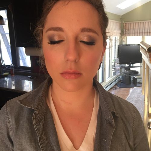 Bridal trial. This is my favorite type of look for