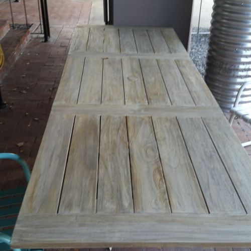 Outdoor Patio Barn style table 10' long made of so