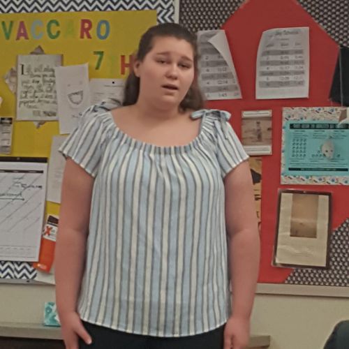a first time soloist performs at Solo & Ensemble 