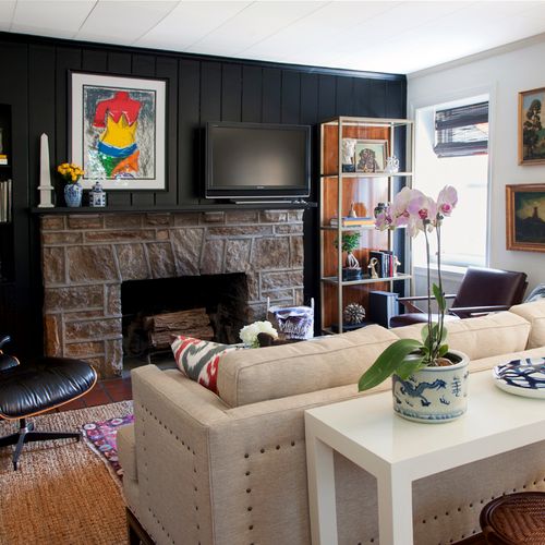 Gentleman's Living Room - Interior Design/Custom m