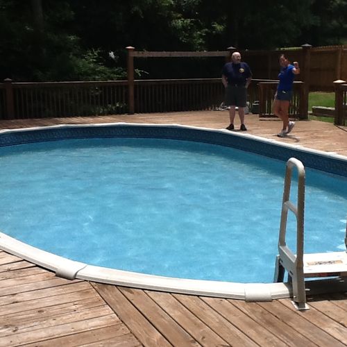 Pool Cleaning After