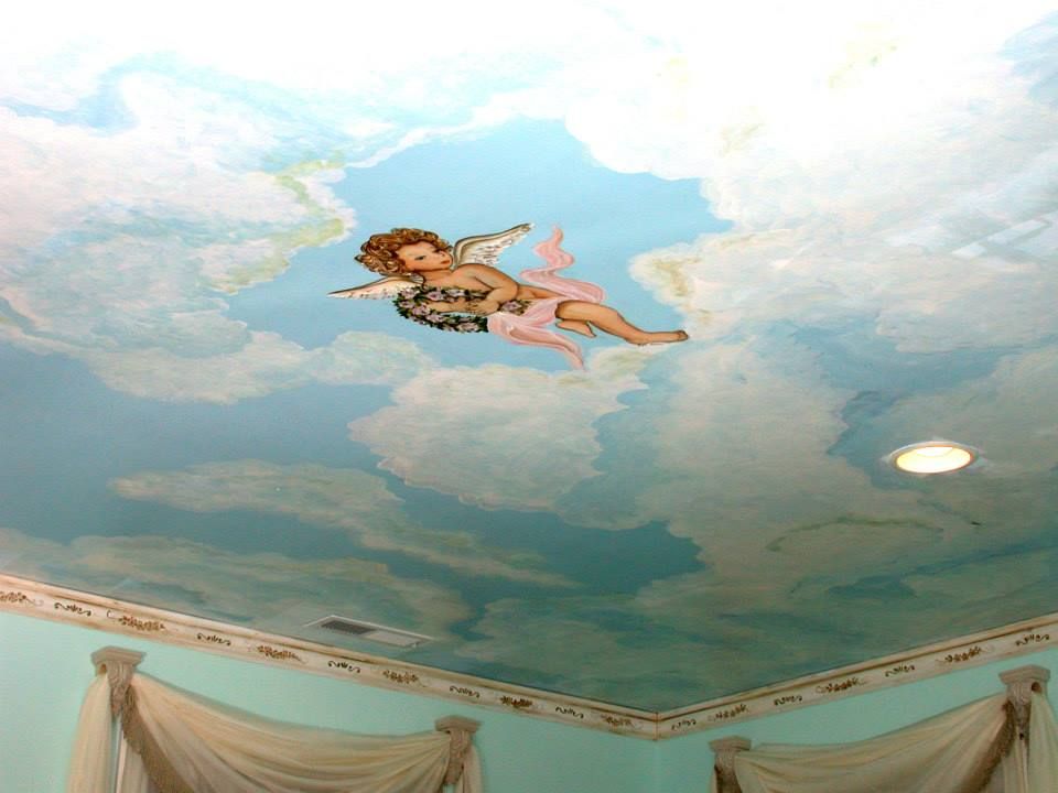 Handpainted heaven ceiling