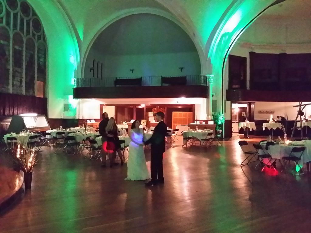 An example of my uplighting