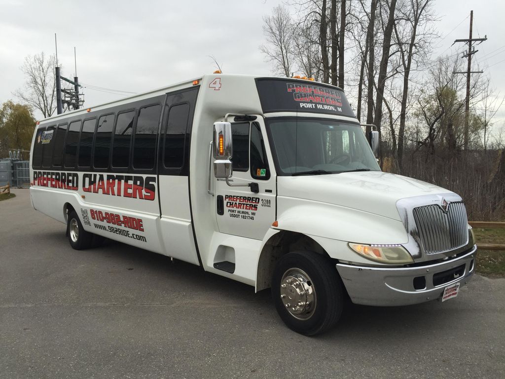 35 passenger motorcoach.