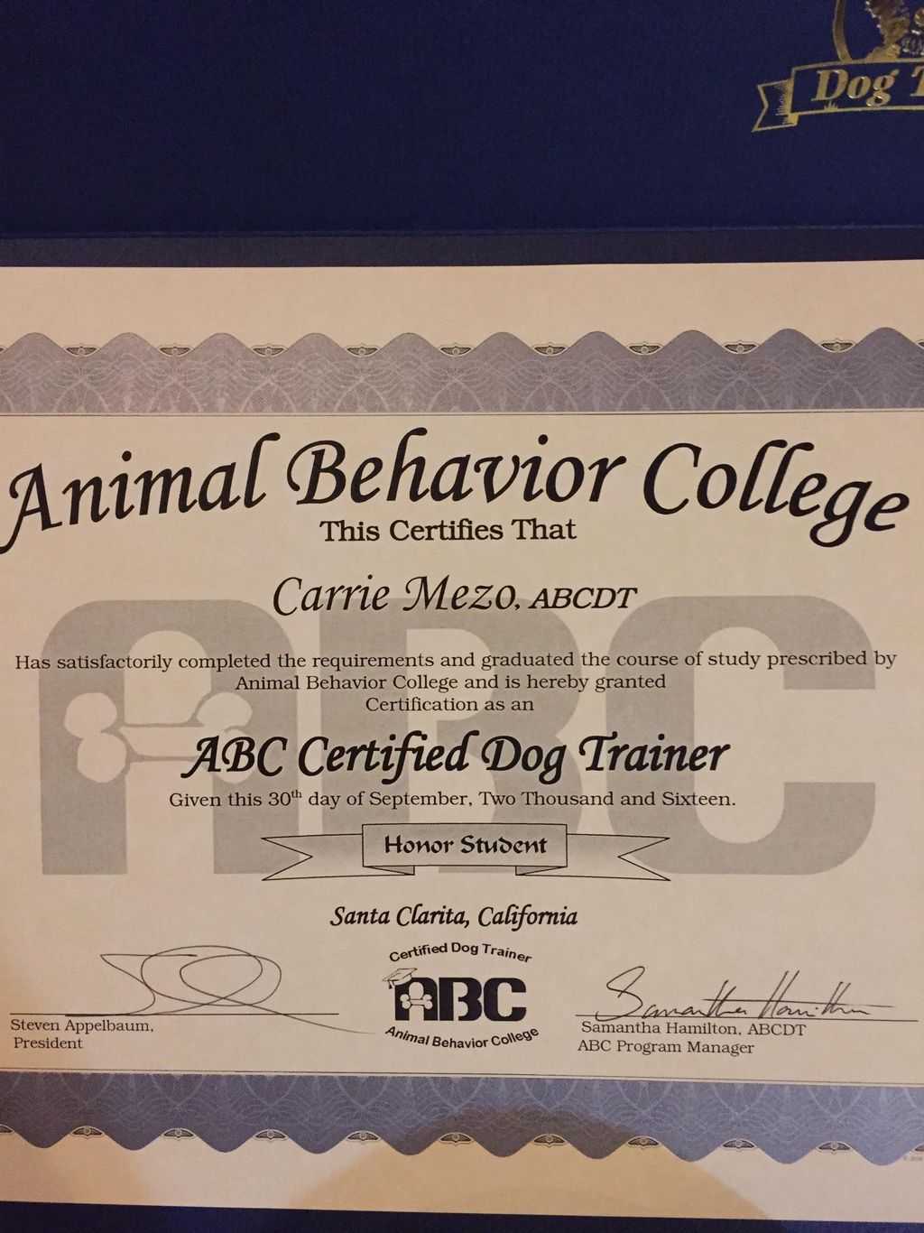 Certified in 2016