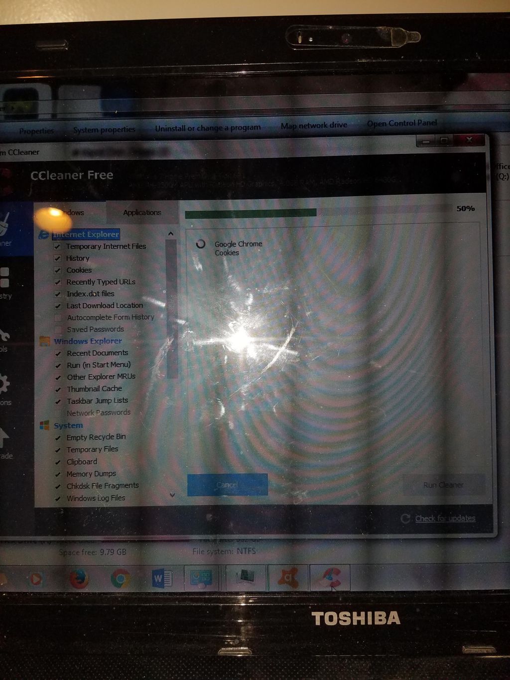 Cleaning the viruses out pc