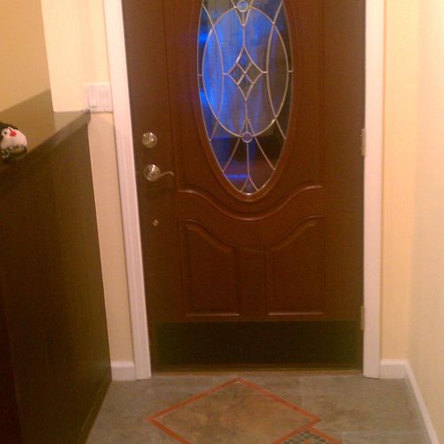 Door and Tile Installation for a Client in Orinda