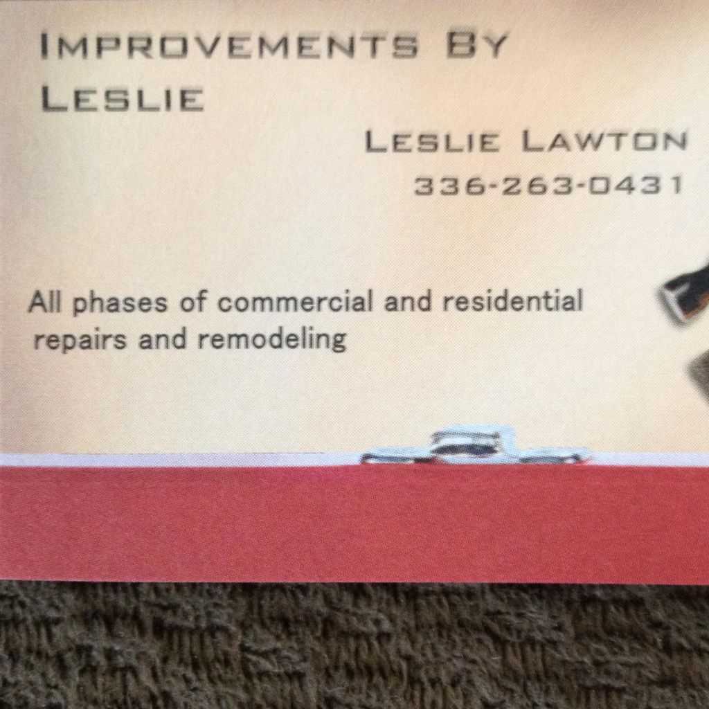Improvements by Leslie
