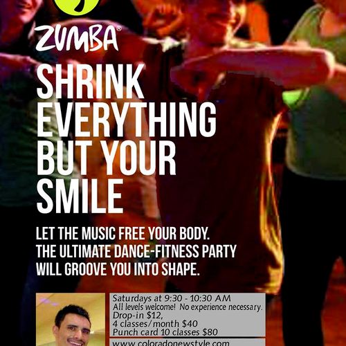 Zumba classes are held every Saturday at Colorado 