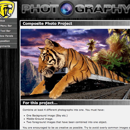 Website for Cascade High School Digital Photograph