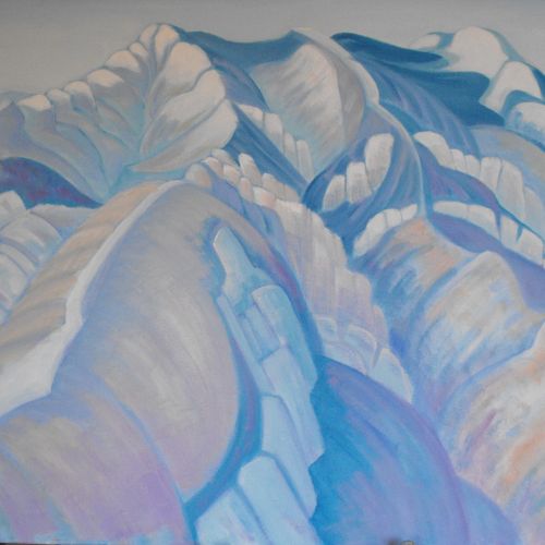 Taos Mountain - Oil on Canvas -
approx. 24" x 30"