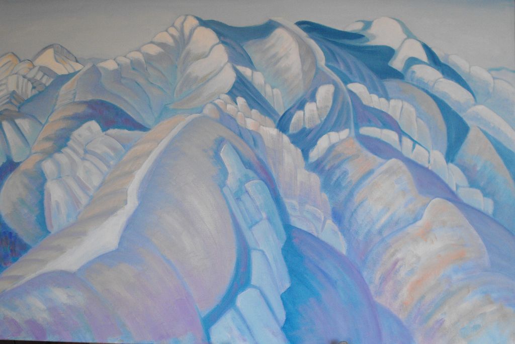 Taos Mountain - Oil on Canvas -
approx. 24" x 30"
