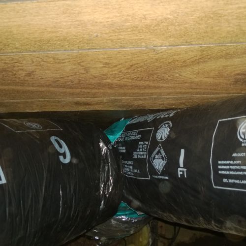 crawl space ducting work (After)
