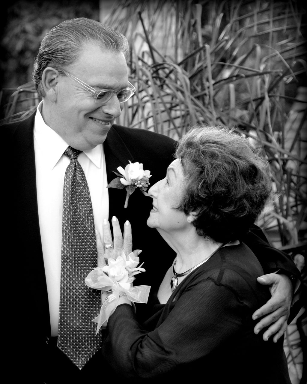 Wedding Converted To Black & White