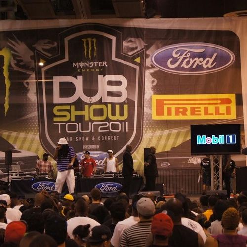 DJing for Slim Thug @Dubs Car Show