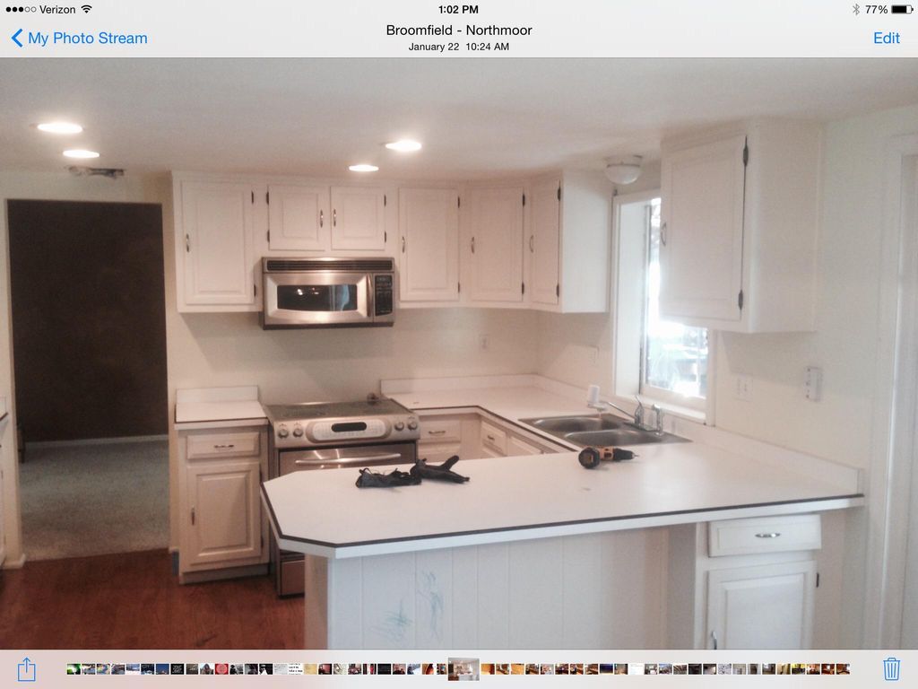 Kitchen before remodel