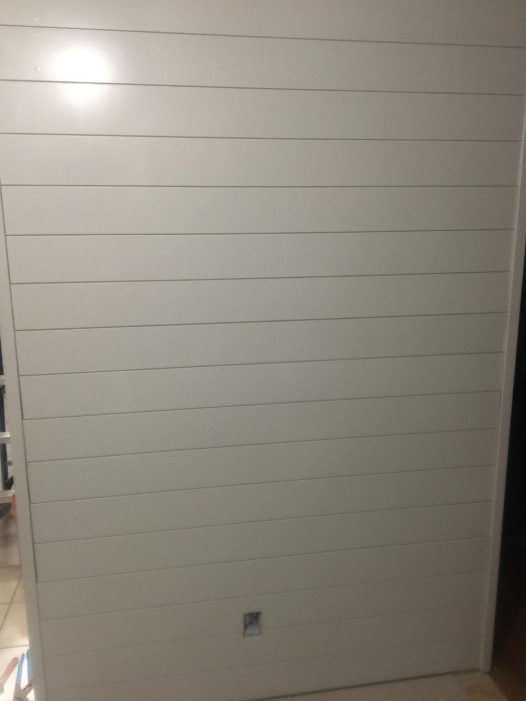 After shiplap wall
