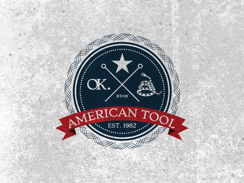 Logo Design: American Tool design mock-up 2