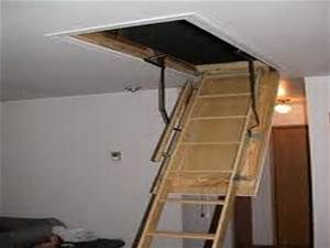 Install attic stairs