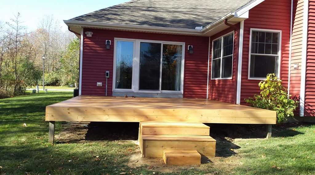 hand stained and sealed- 3 days total build .. 