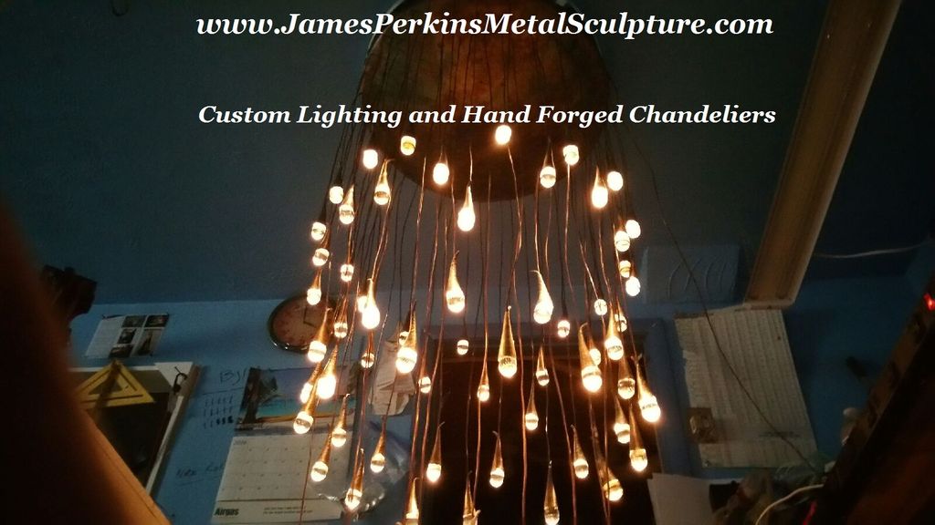 Custom Made Chandeliers and Hand Forged Lighting