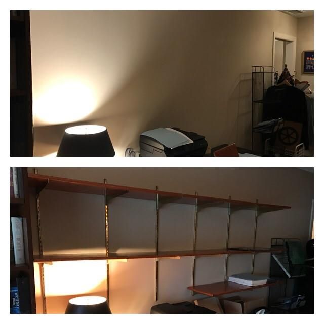 I installed these shelves. 